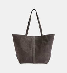 Grand Cabas Daily en cuir velours Vanessa Bruno