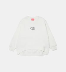 Sweat-shirt à col rond avec logo Diesel Kids