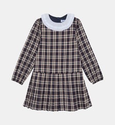 Robe -  col claudine volanté carreaux Tartine Et Chocolat