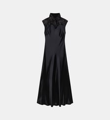 Robe en satin de viscose Agnès b.