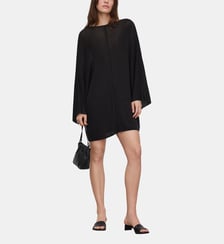 Robe courte en jersey métallisé Adolfo Dominguez