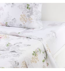 Drap plat en satin Yves Delorme