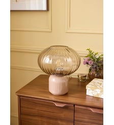 Lampe Martin en verre ciselé Cyrillus
