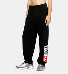 Pantalon en coton avec patch Diesel Diesel