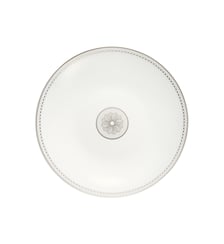 Plat rond creux en porcelaine finition Platine - MALMAISON IMPÉRIALE Christofle