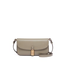 Sac porté épaule moyen saddle flat en cuir Pinko