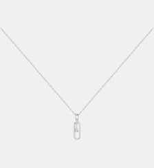 Collier États d'Âme en Argent La Garçonne Diamant