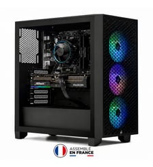 PC Gamer 3000D R79070XTXFR - AMD Ryzen 7 5700X - AMD Radeon RX 9070 XT - 16 Go RAM DDR4 - SSD 1 To - SANS OS Corsair