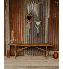 Banc en bois Antoine N°544 - Produit chiné Debongout