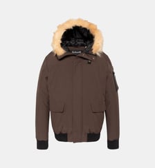 Blouson Keyburn court rembourré capuche effet fourrure Schott