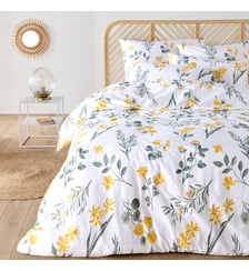Parure de lit coton, taie rectangulaire, Jeanille So'Home