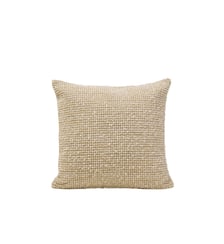 Housse De Coussin  Bouclette au motif micro damier naturel Madura