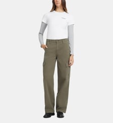 Pantalon cargo droit en coton Guess Jeans