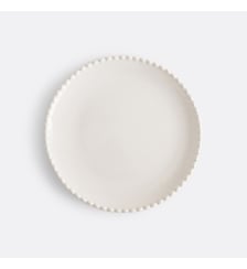 Lot 4 assiettes à dessert grès liseré perlé La Redoute Interieurs