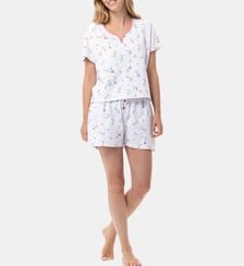 Pyjama short en coton DAISY 200 Lingerie Le Chat