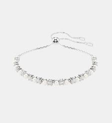 Bracelet Matrix, Perle de cristal, Métal rhodié Swarovski