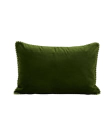 Housse De Coussin  Velours lumineux et passementerie rayée Madura