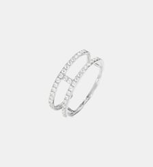 Bague Bianca Or Blanc PIAPARIS
