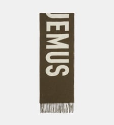 Écharpe L'Echarpe Jacquemus logo en laine Jacquemus