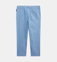 pantalon jeans Chino en coton et lin Agnès b.