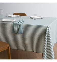 Nappe rayée tissé-teint, 30% coton recyclé La Redoute Interieurs