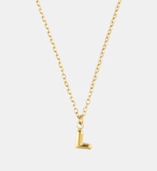 Collier à pendentif lettre L acier inoxydable Balaboosté