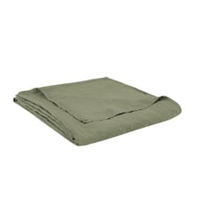Drap plat en lin lavé, NATURELLEMENT LIN Blanc Cerise