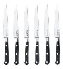 Coffret 6 couteaux steak lame lisse Sabatier Trompette