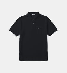 Polo manches courtes en coton gaufré Serge Blanco