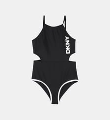 Maillot de bain avec découpes DKNY