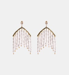 Boucles d'oreilles pendantes chaînes de perles EDORI Hipanema