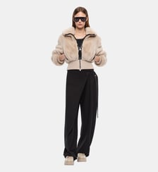 Bomber en fourrure synthétique Pinko