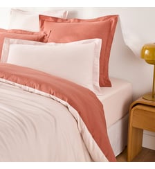 Housse de couette coton bicolore La Redoute Interieurs