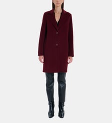 Manteau Matila Grenat Zapa
