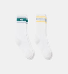 Chaussettes côtelées pack de 2 Lacoste