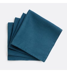 Lot de 4 serviettes de table lin lavé Victorine La Redoute Interieurs