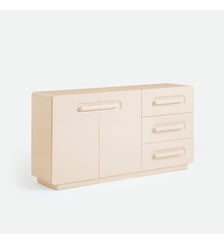 Buffet laqué, 2 portes, 3 tiroirs La Redoute Interieurs