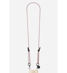 Cordon de téléphone Naé coton tressé beige métallisé La Coque Française