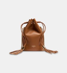 Mini sac seau en cuir signature Lancel