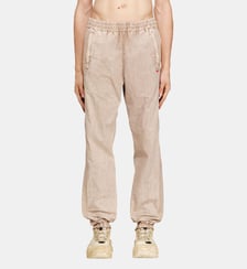 Pantalon en nylon lavé avec bandes latérales Diesel