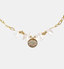 Collier chaîne avec pierres et pendentif ULYSSE Hipanema
