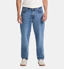 Jean G15 tapered en coton effet délavé Guess Jeans