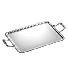 Plateau rectangulaire à anses - 49 x 39 cm - MALMAISON Christofle