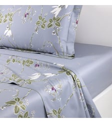 Drap plat en satin Yves Delorme