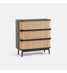 Commode 3 tiroirs en cannage Laora La Redoute Interieurs
