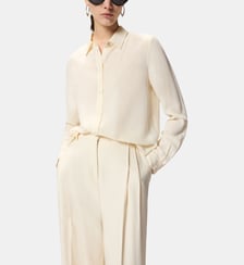 Chemise en soie sand wash Pinko