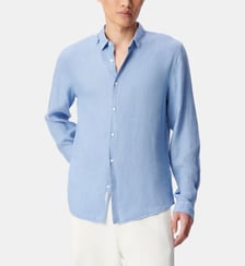 Chemise slim en lin Ikks