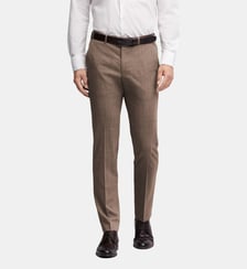 Pantalon de costume en laine regular Per-V Digel