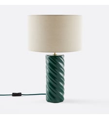 Lampe à poser céramique et lin La Redoute Interieurs