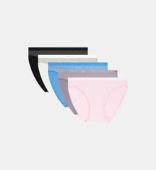 Lot de 5 Culottes Les Pockets Coton Dim